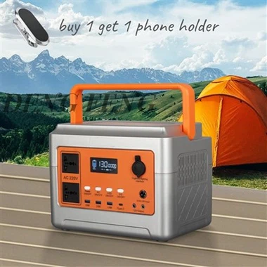 Central elèctrica portàtil de 600 W, 640 Wh Bateria LiFePO4 per a càmping a l'aire lliure/RVs/Pesca